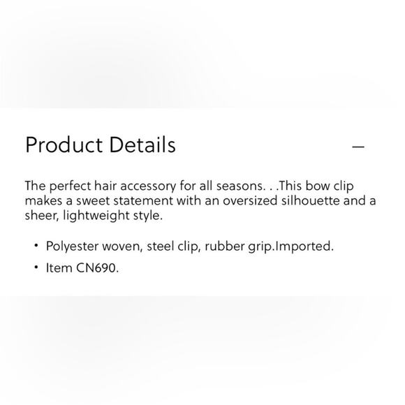 J. Crew brown, leopard Sheer bow hair clip barrette - Picture 5 of 6